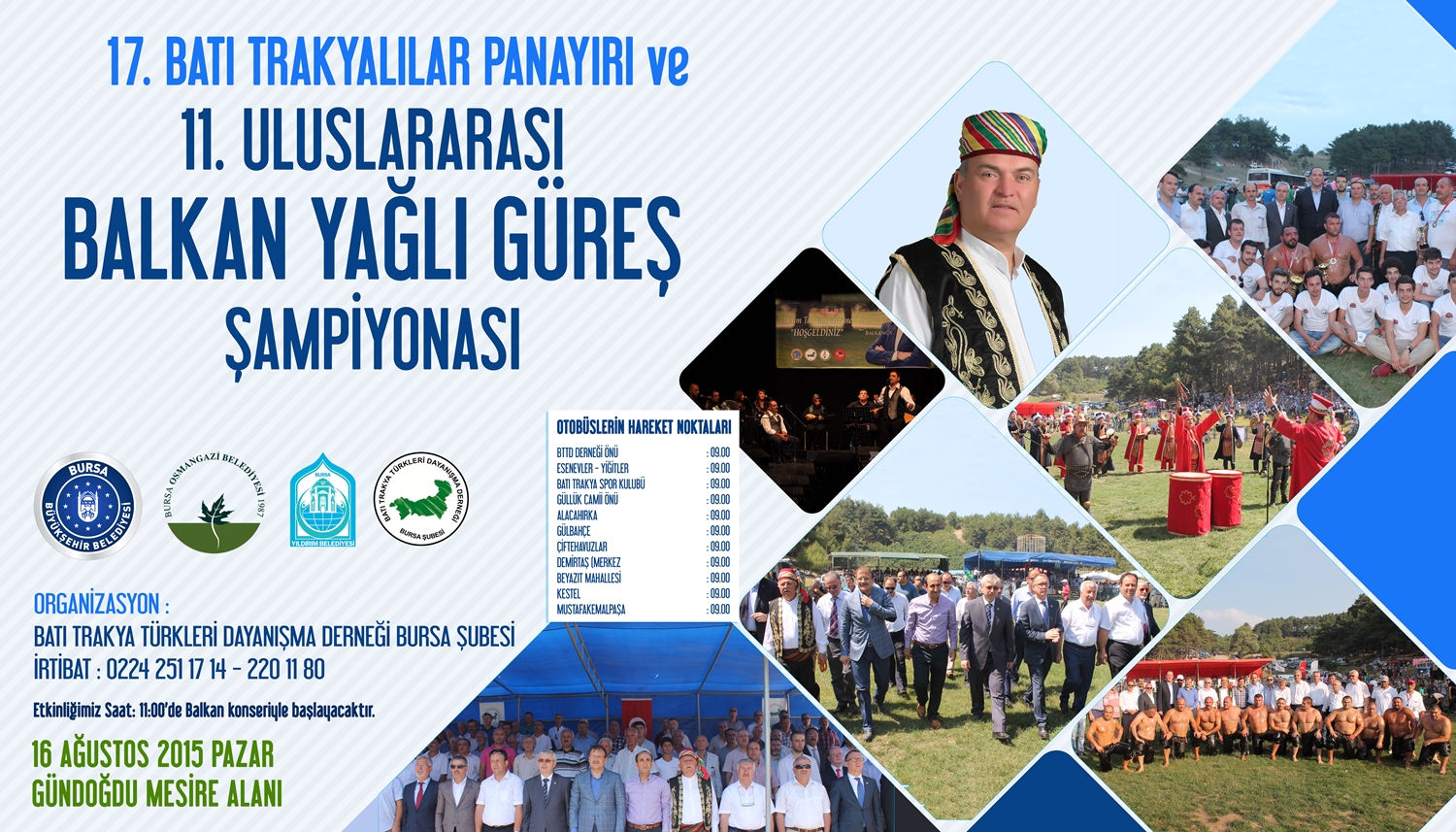 17. Batı Trakyalılar Panayırı ve 11. Uluslararası Balkan Yağlı Güreş Şampiyonası